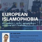 European IslamophobiaDecember 7, 202212:00pm EST